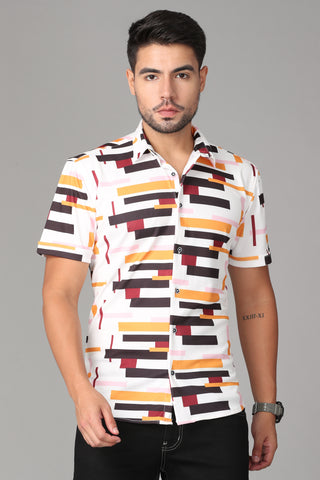 Stretchable fabric with multicolor type2 Slim Fit