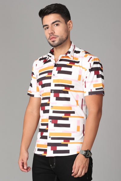 Stretchable fabric with multicolor type2 Slim Fit